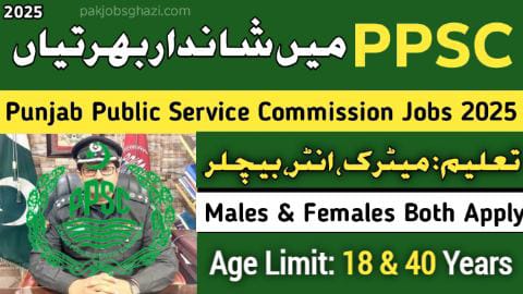PPSC Gov PK Jobs 2025