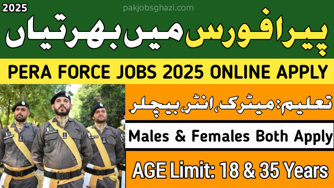 PERA Latest Govt Jobs 2025 – Punjab Enforcement and Regulatory Authority Jobs