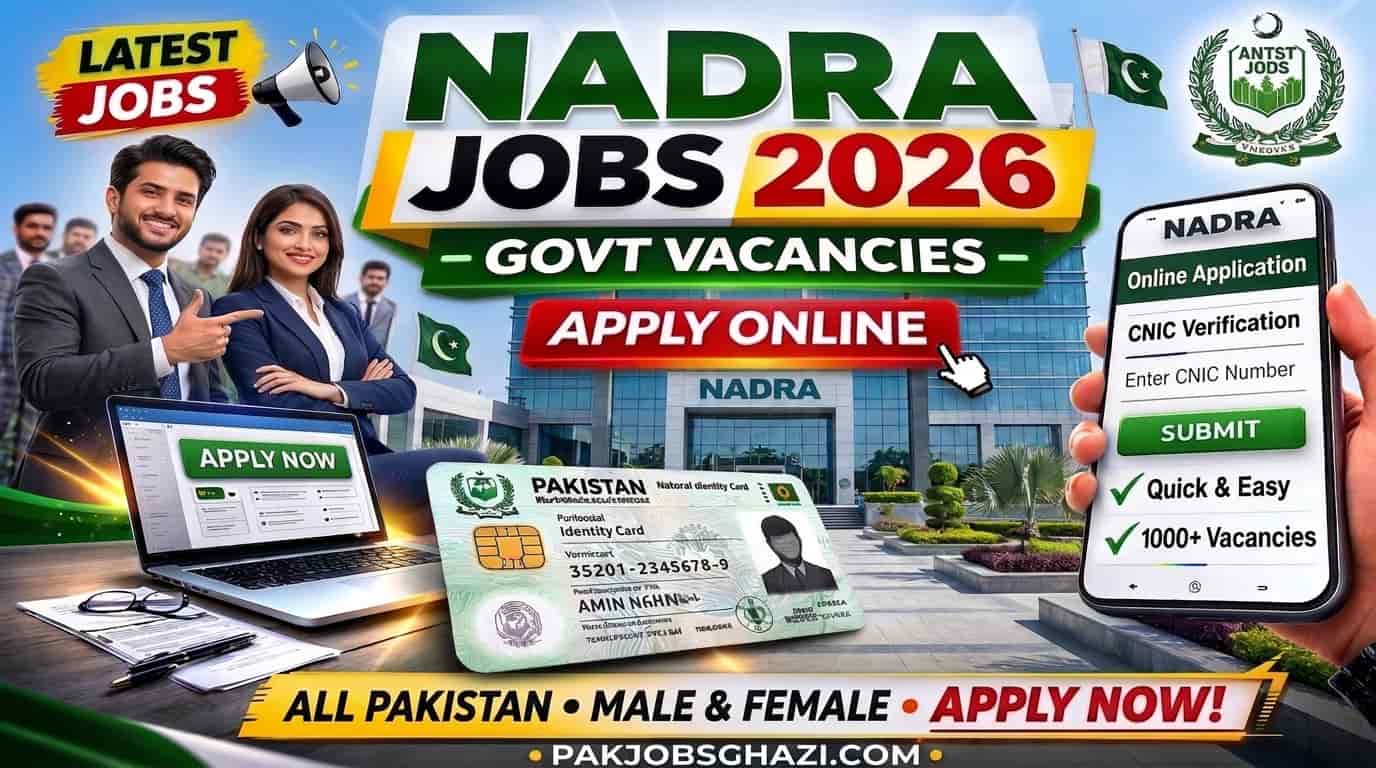 NADRA Jobs 2026 Deputy Assistant Director Data Entry Operator Naib Qasid Apply Online careers.nadra.gov.pk