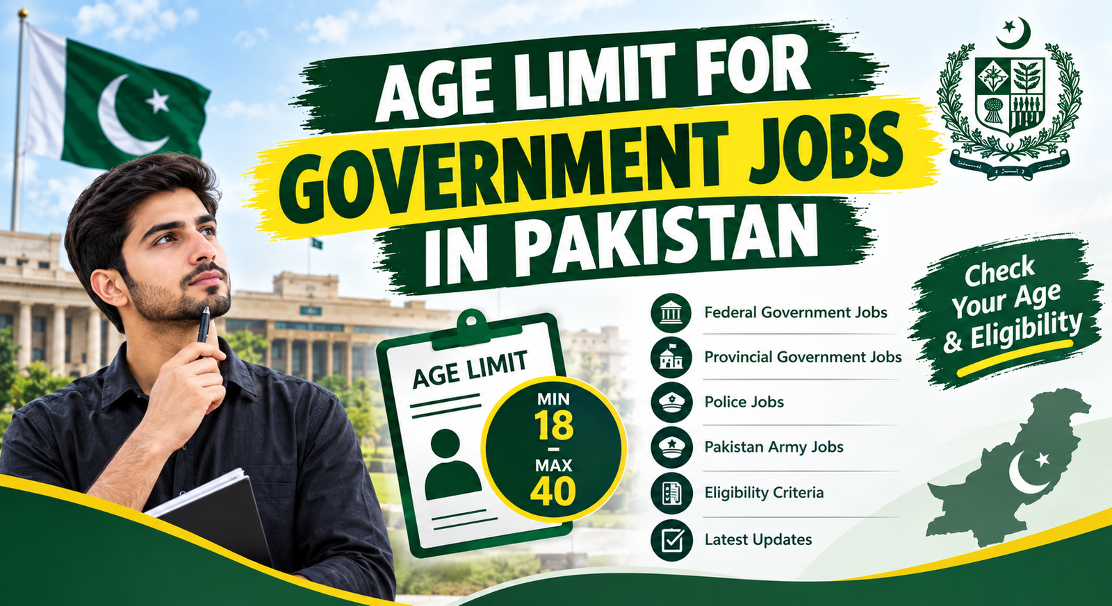 Age Limit for Government Jobs in Pakistan